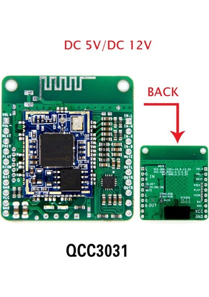 QCC3031 Aptxhd Bluetooth 5.0 Kayıpsız Hifi Ses Alıcısı, Dc 12V (Yurt Dışından) fiyatları