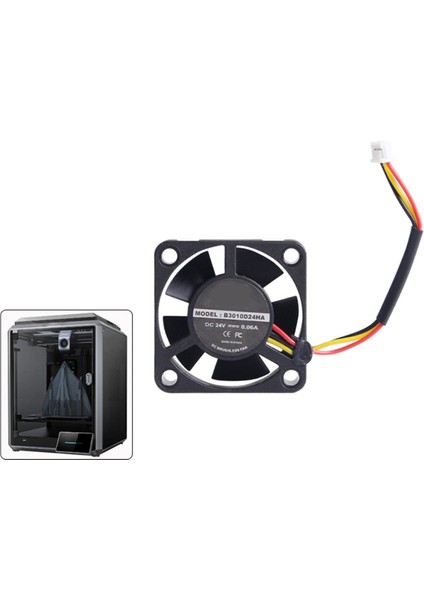 Crealıty K1/k1 Max 3010 Fan DC24V Soğutma Hotend Fan 13000 (Yurt Dışından) fiyatları