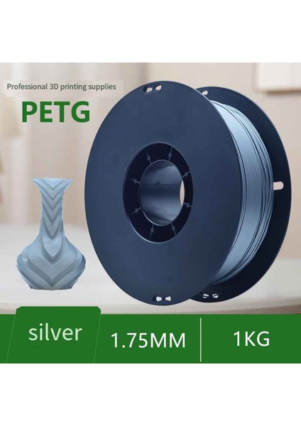 1.75MM 3D Yazıcı Normal Pla Filament Gümüş 1000G Makara Başına (Yurt Dışından) indirimleri