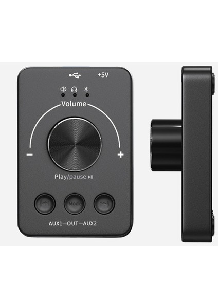 USB Ses Kontrol Düğmesi Multimedya Bilgisayar Hoparlör Kontrol Cihazı (Yurt Dışından)