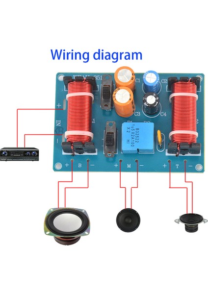 2 Adet 150W 3 Yollu Ses Araba Hoparlörleri Filtre Frekans Bölücü Geçiş (Yurt Dışından) modelleri