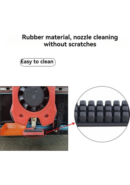 Voron 2.4 Nozul Silikon Fırça 3D Yazıcı Nozulu Için (Yurt Dışından)