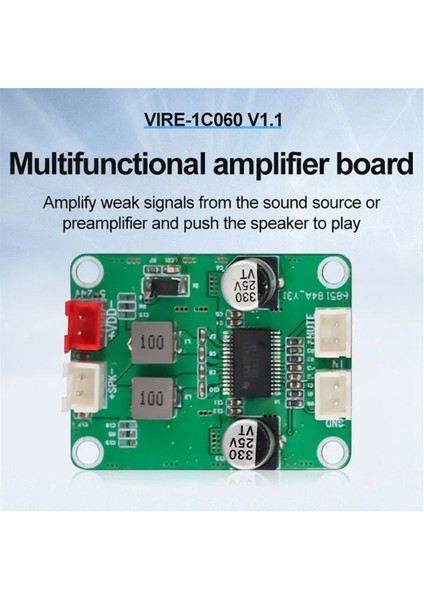 60W Mono Dijital Ses Güç Amplifikatörü Kartı TPA3118 Dc 12V-24V (Yurt Dışından) modelleri