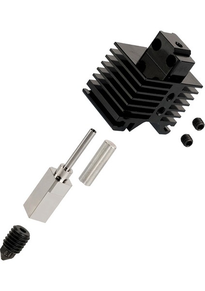 Bambu 3D Yazıcı Isıtıcı Bloğu Sertleştirilmiş Çelik Nozul Için Hotend Kiti (Yurt Dışından)