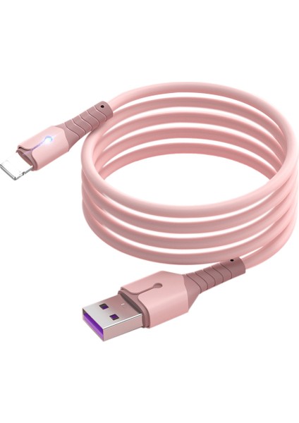Veri Kablosu, Oksijensiz Saf Bakır Çekirdek Sıvı Silikon (1m, Pembe) (Yurt Dışından)