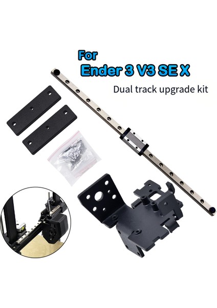 Ender-3 V3 Se MGN9H Kılavuzu Için x Eksen Ray Yükseltme Kiti (Yurt Dışından)