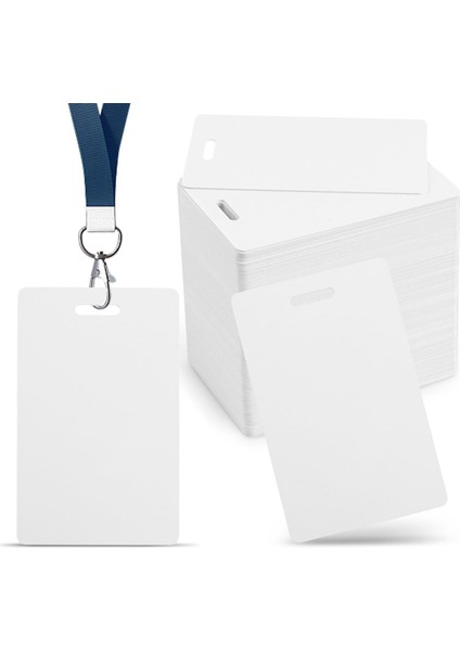 Kısa Kenarında Slot Delgisi Olan 100 Paket Premium Boş Pvc Kart (Yurt Dışından) indirimleri