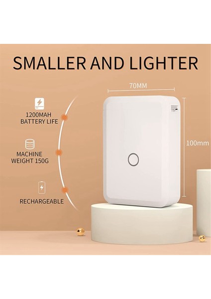 D110 Termal Yazıcı Bluetooth Barkod Etiket Yapıcı Ofis Için (Yurt Dışından)