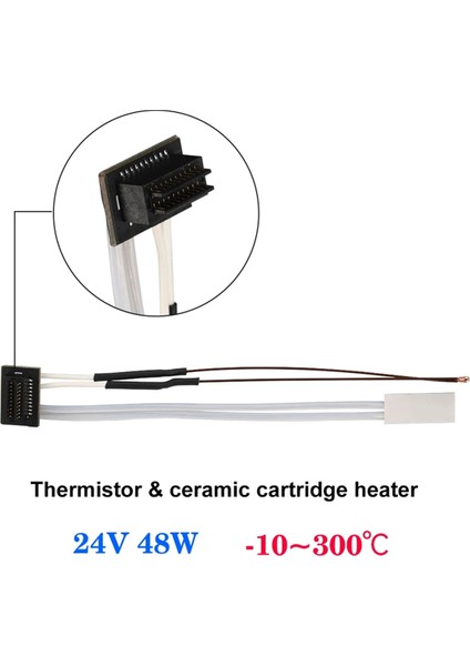 Bambu Lab P1P P1S 24V 48W Için Termistör Seramik Kartuş Isıtıcı (Yurt Dışından) modelleri