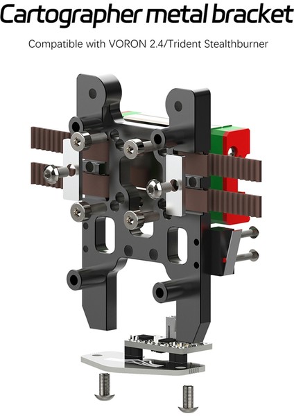 Voron 2.4 Için Idm Tarayıcı Seviyeleme Sensörü Için Cnc Metal Braket (Yurt Dışından)