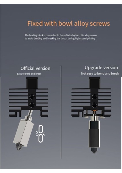 Bambu Lab Hotend ve Bambu Hotend Cht Nozul Için Nozul (Yurt Dışından) modelleri