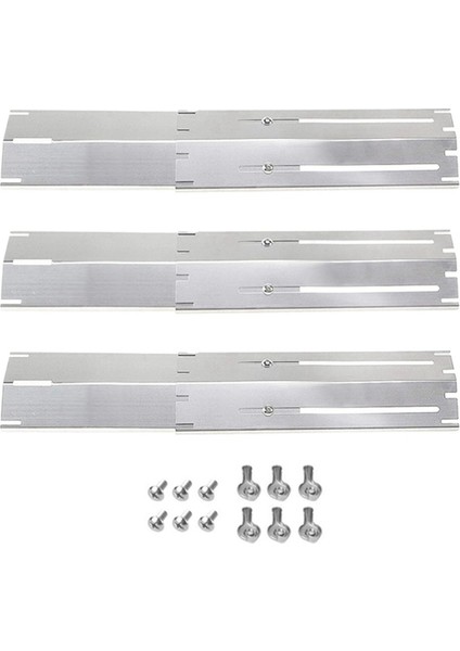 Ayarlanabilir Paslanmaz Çelik Isıtma Plakası Barbekü Gazlı Izgara 3 Adet (Yurt Dışından)