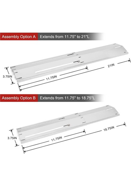 Ayarlanabilir Paslanmaz Çelik Isıtma Plakası Barbekü Gazlı Izgara 3 Adet (Yurt Dışından) modelleri