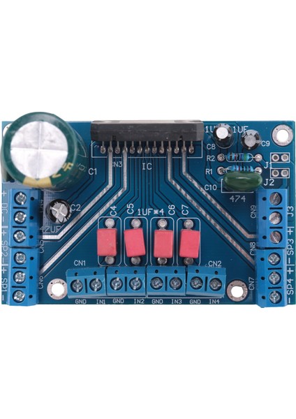 TDA7388 Dört Kanallı V6 Yükseltme Sürümü 4X41W Bitmiş Kart (Yurt Dışından)