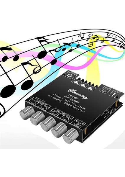 YS-TB21S 2.1 Kanal Bluetooth 5.1 Amplifikatör Kartı (Yurt Dışından)
