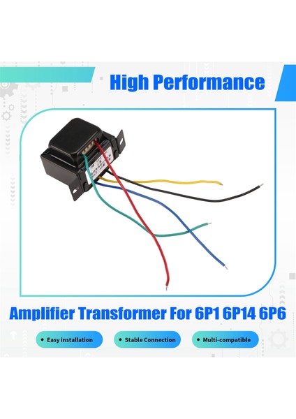 6p1 6P14 6p6 0-4-8 Ohm Dıy Vakum Tüplü Amplifikatör Için Transformatör (Yurt Dışından)