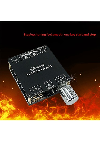 Ses Stereo Bluetooth Dijital Güç Amplifikatörü Kartı 50W Çift Kanal (Yurt Dışından)