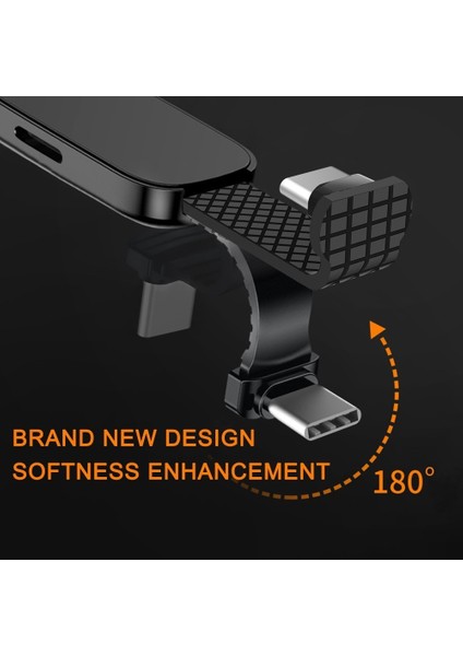 Type C Dual Adaptör ve Xiaomi 9 Huawei Otg Için Halka Tutucu Şarj Cihazı (Yurt Dışından)