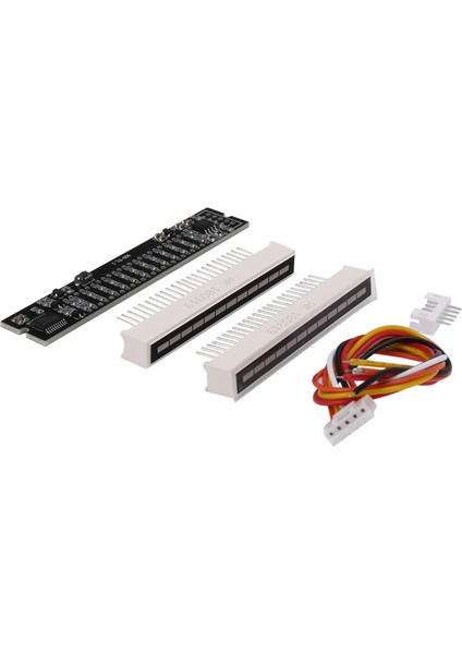 12 Seviye Göstergesi LED Işık Çubuğu Vu Metre Stereo Amplifikatör (A) (Yurt Dışından)