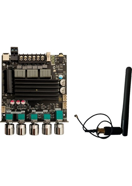 ZK-ST21 Dijital Amplifikatör Kartı 2.1 Kanal 2X100W+200W Subwoofer (Yurt Dışından)