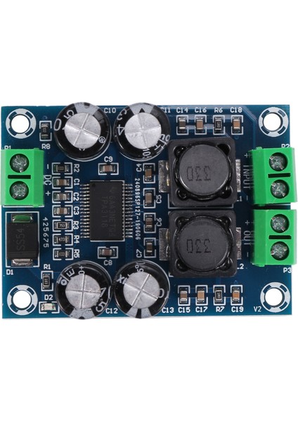 XH-M311 Mini Dijital Amplifikatör Kartı TPA3118 Ses Amplifikatör Kartı (Yurt Dışından)