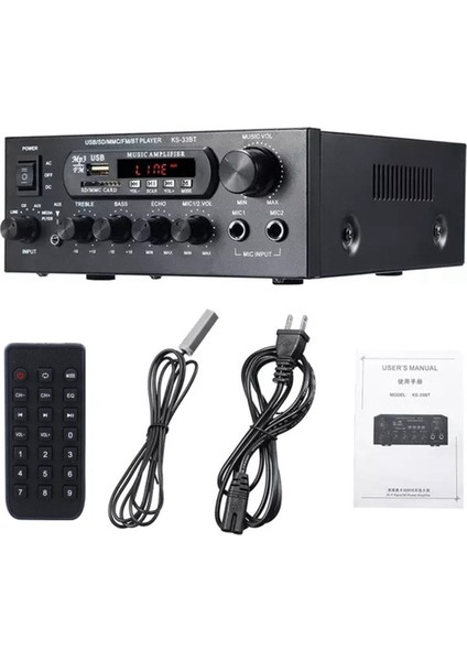 1200W 220V Bluetooth Amplificador Hifi Dijital Amplifikatör Ab Fişi (Yurt Dışından)