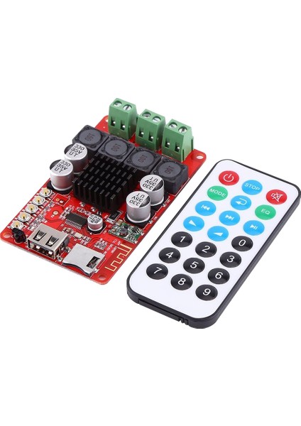 TPA3116 50W X2 Dijital Amplifikatör Kartı Tf Kart Kod Çözücü Dc 8V-26V (Yurt Dışından)