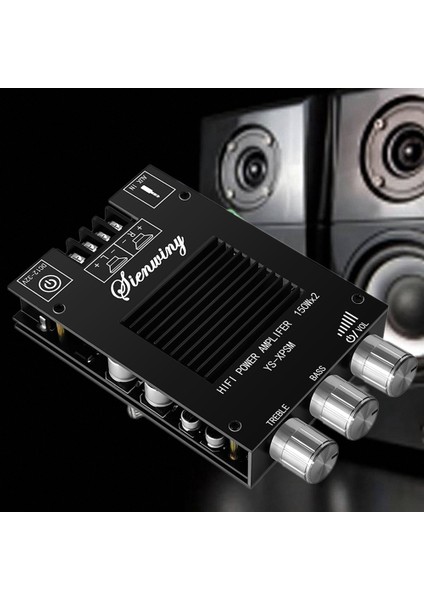 Ys-Xpsm 2.0 Kanal Bluetooth Amplifikatör Kartı Isı Emici ile TDA7498E (Yurt Dışından)