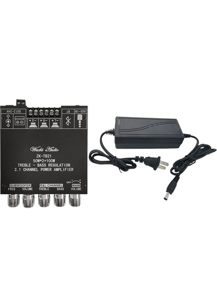 ZK-TB21 TPA3116D2 Bluetooth 5.0 Subwoofer Amplifikatör Kartı Abd Fişi (Yurt Dışından)