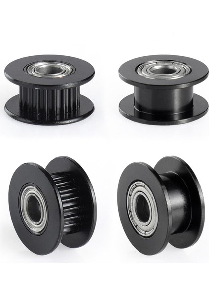 5mm Gt2 20 Diş 6mm Kayış Uyumlu Siyah Renk Avare Kasnak(Dişsiz) fiyatları