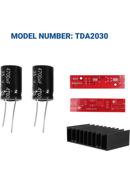 TDA2030A 2.1 Subwoofer Amplifikatör Kartı Üç Kanallı Hoparlör Ses (Yurt Dışından)