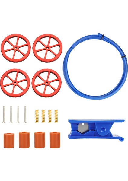 Ender 3/3 Pro Için Kırmızı Tesviye Somunu Sütun Ptfe Boru Kesici Takımı (Yurt Dışından)