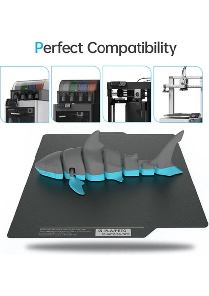 Bıgtreetech Panda Cryo Grip Pütürlü Pei X1-P1-A1 Uyumlu Çift Taraflı Baskı YÜZEYI-257X257