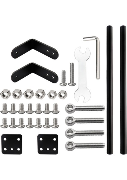 Creality 3D Ender-3/ender-3s/ender-3 Pro Için Destekleyici Çekme Çubuğu Kiti (Yurt Dışından)