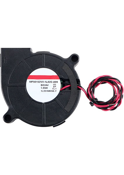 3D Yazıcı Üfleyici Fan 5015 24V 0.41A Çift Rulmanlı Fan Yazıcı Parçaları (Yurt Dışından)