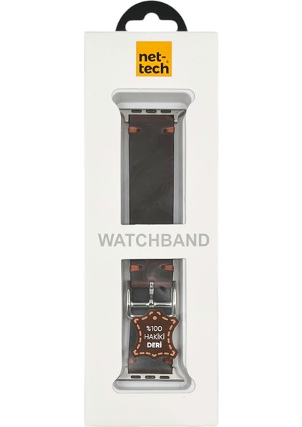 Apple Watch Seri 42/44 mm Uyumlu Deri Kordon fırsatları