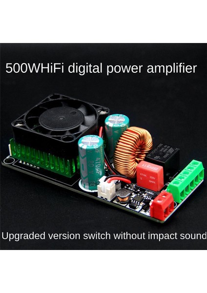 Hıfı 500W Dijital Amplifikatör Sınıf D Ses Amplifikatör Kartı Modülü (Yurt Dışından)