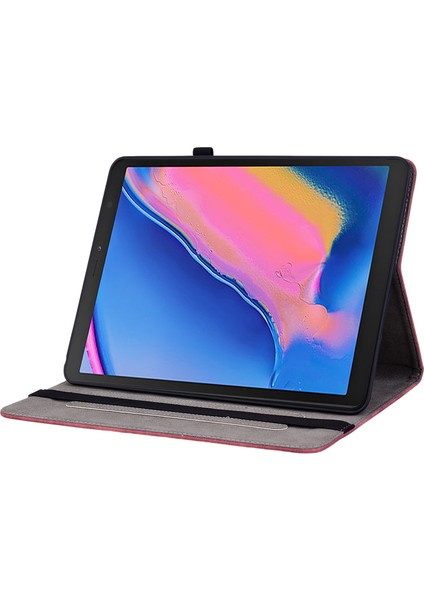 Samsung Galaxy Tab A 8.0 (2019) Flip Deri Çok Fonksiyonlu Akıllı Tablet Kılıfı Braket ve Kart Yuvasıyla Uyumlu (Yurt Dışından) fiyatları