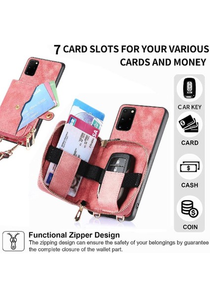 Samsung Galaxy S20 Artı Ayarlanabilir Kordon Fermuar Kapatma Prim (Yurt Dışından) modelleri