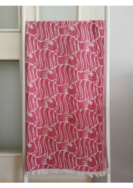 Çift Katlı Balık Peştemal Plaj Havlusu 100X180