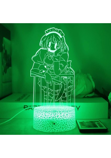 Testere Adam Için 3D Gece Lambası-Optik Illüzyon LED Işıklar Uzaktan Kumanda ile 16 Renk Değişimi, Akı Hayakawa Anime Figürü Oyuncak Lamba Çocuklar Için Noel Hediyesi (Çatlak, 3653) (Yurt Dışından) fırsatları