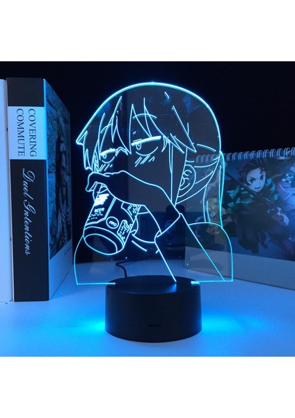 Bayan Kobayashi'nin Ejderha Hizmetçisi Için 3D 16 Renk Dekor Illusion Uzaktan Kumandalı LED Lamba, Manga Bayan Kobayashi'nin Ejderha Hizmetçisi Figürü Hediyelik Oyuncaklar Çocu (Yurt Dışından)