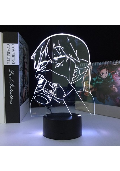 Bayan Kobayashi'nin Ejderha Hizmetçisi Için 3D 16 Renk Dekor Illusion Uzaktan Kumandalı LED Lamba, Manga Bayan Kobayashi'nin Ejderha Hizmetçisi Figürü Hediyelik Oyuncaklar Çocu (Yurt Dışından)