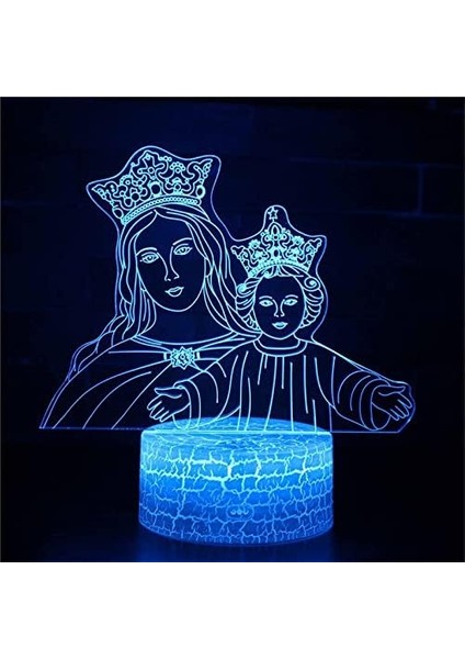 Çocuklar Için Isa Figürü 3D Gece Işığı, Uzaktan Kumanda ile Değişen 16 Renk, Çocuk Odası Dekoru, Şekil Manga Illusion LED Oyuncak Lamba Kız Erkek Çocuklar Için Noel Hediyeleri (Js1) (Yurt Dışından)