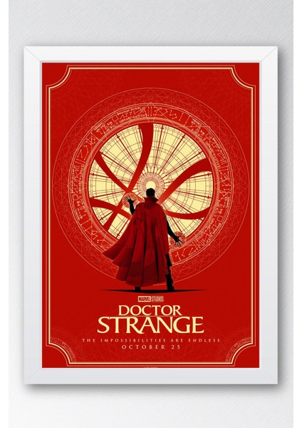 Doctor Strange Çerçeveli Tablo - Marvel Film Afişi Poster Tablo