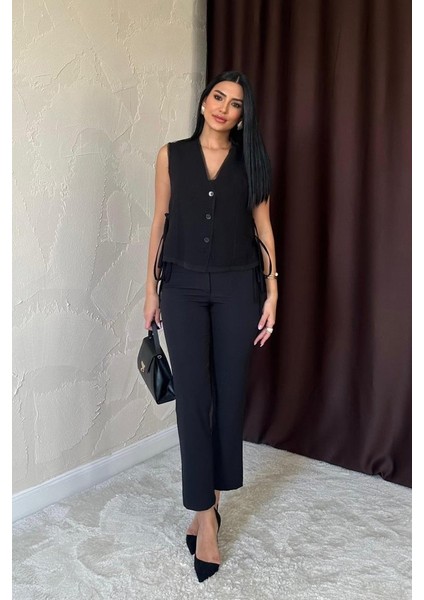 Siyah Pensli Pantolon fiyatları