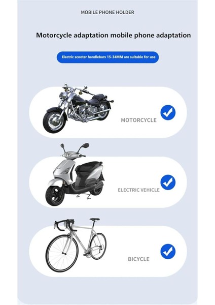 Motor Motosiklet Telefon Tutucu Ayna Montaj Tek El Kullanım Ototmatik Kilitleme indirimleri