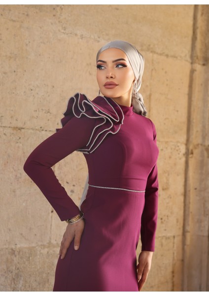 Tesettür Abiye Gelincik modelleri