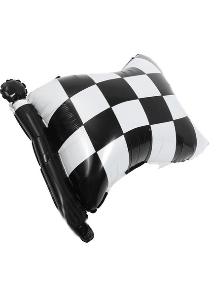 Damalı Yarış Bayrak Folyo Balon Doğum Günü Parti Balonu 20 cm fiyatları