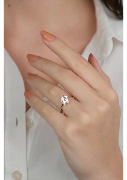 14 Ayar Altın Lotus Çiçekli Yüzük 885 fırsatları